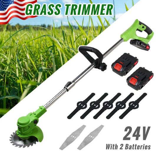 Cordless 2 In 1 Weed Trimmer With Brushless Motor Lawn