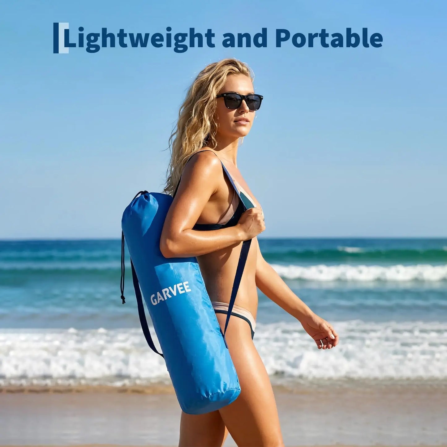 HiMISS Beach Chairs 2 Pack Folding Cup Holders Portable Outdoor