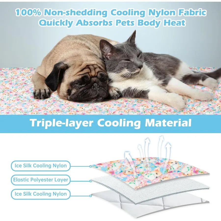 Dog Cooling Mat Self Cooling Pad For Pets With Technology