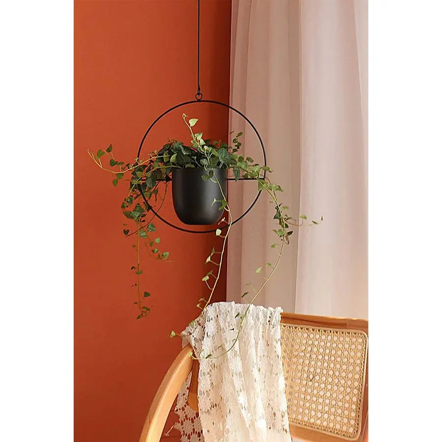 Hanging Planters With Hooks And Chains Iron Modern