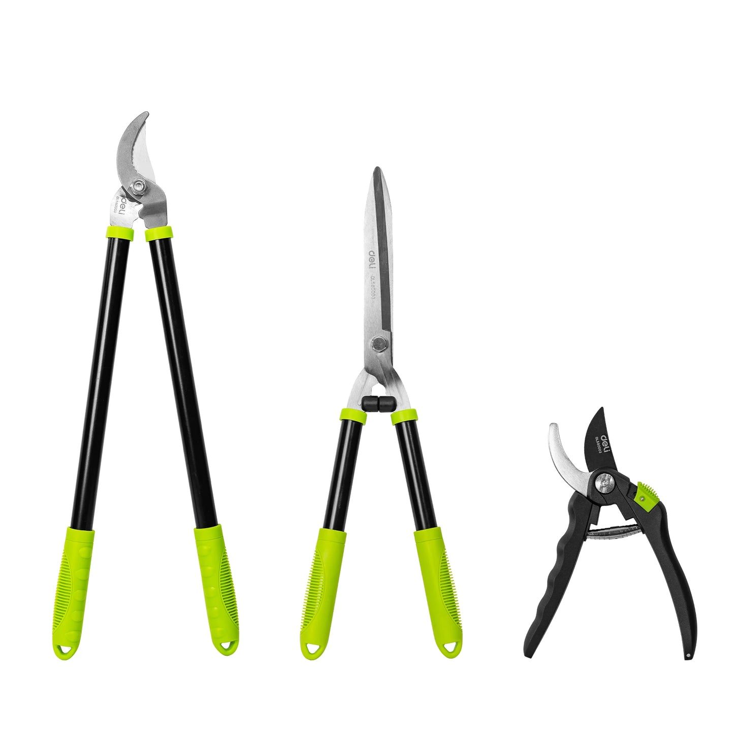 Deli 3 Piece Loppers Set Hedge Clippers Pruners For Trees