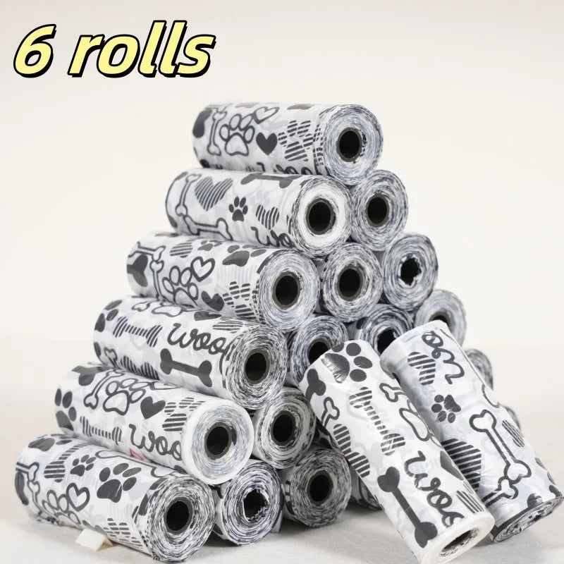 Leak-Proof Dog Poop Bags 180 Count Thick Polyethylene Suitable For Cats And Dogs