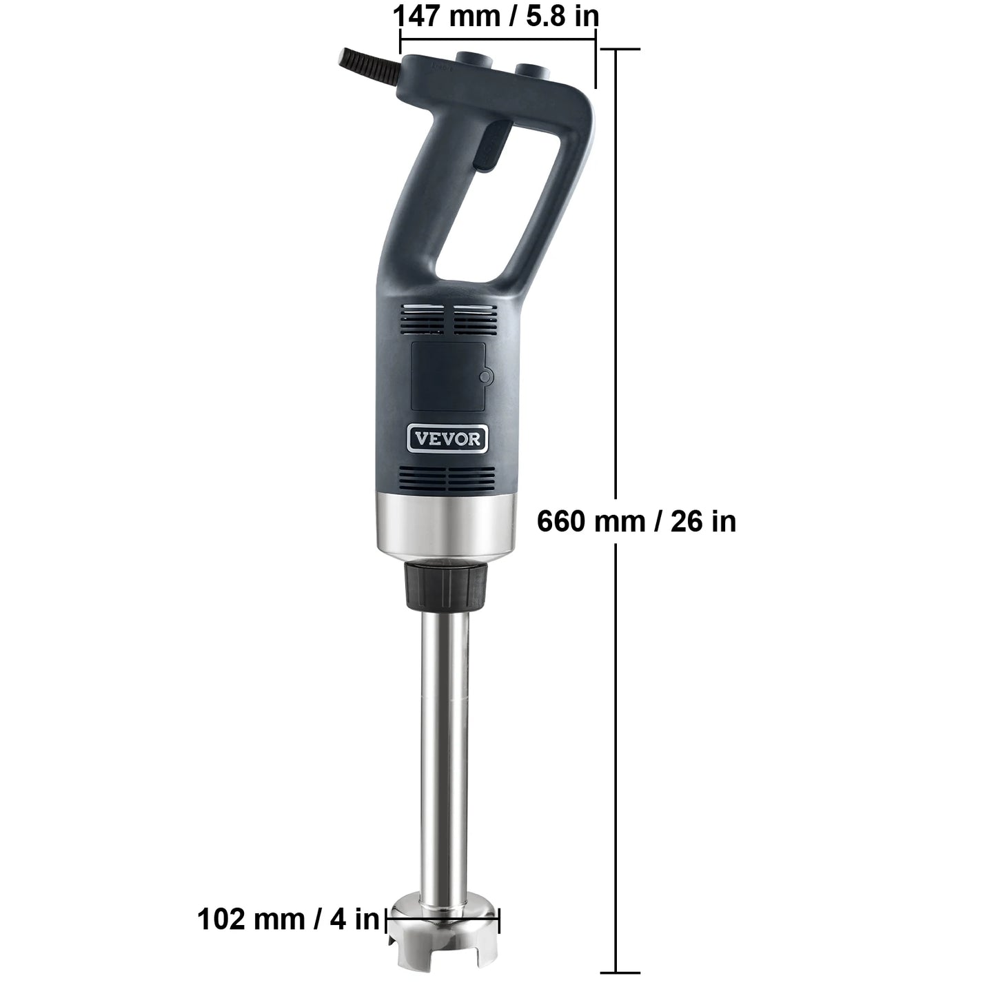 SucceBuy 500W Commercial Immersion Blender Stainless Steel