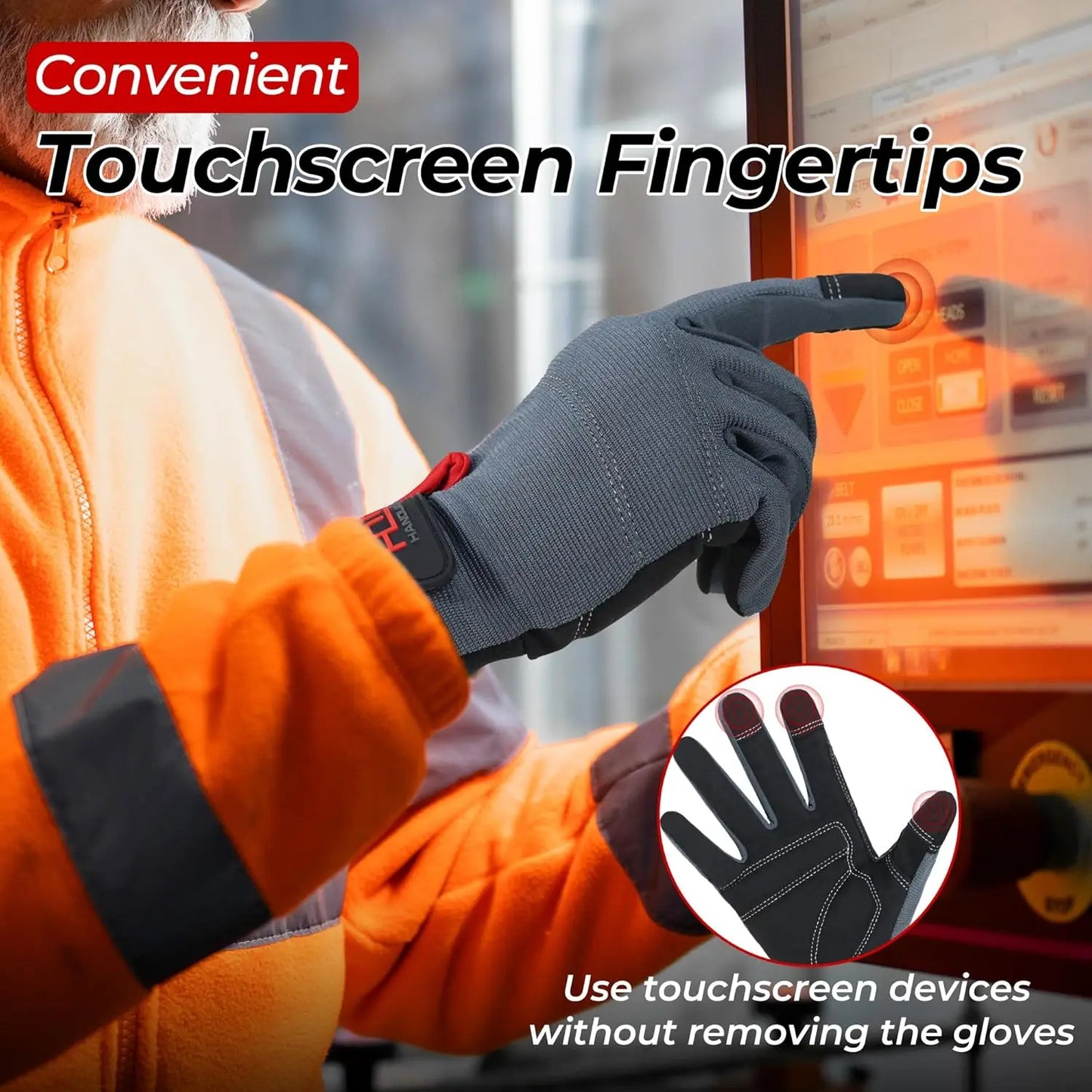 Neoprene Touchscreen Work Gloves For Men And Women Gardening