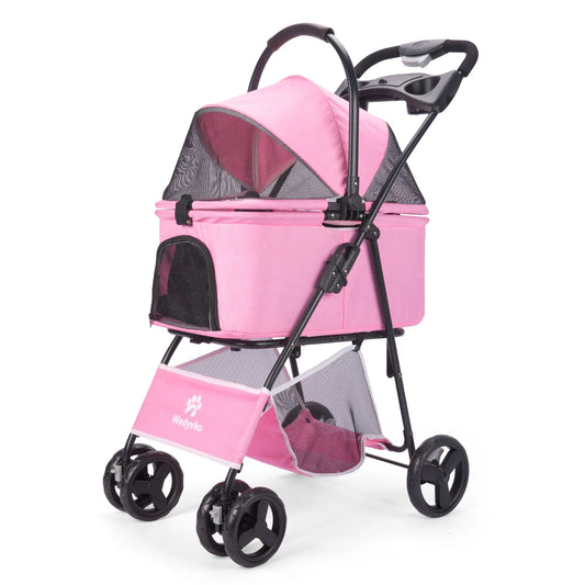 3 In 1 Pet Stroller With Removable Carrier For Pets