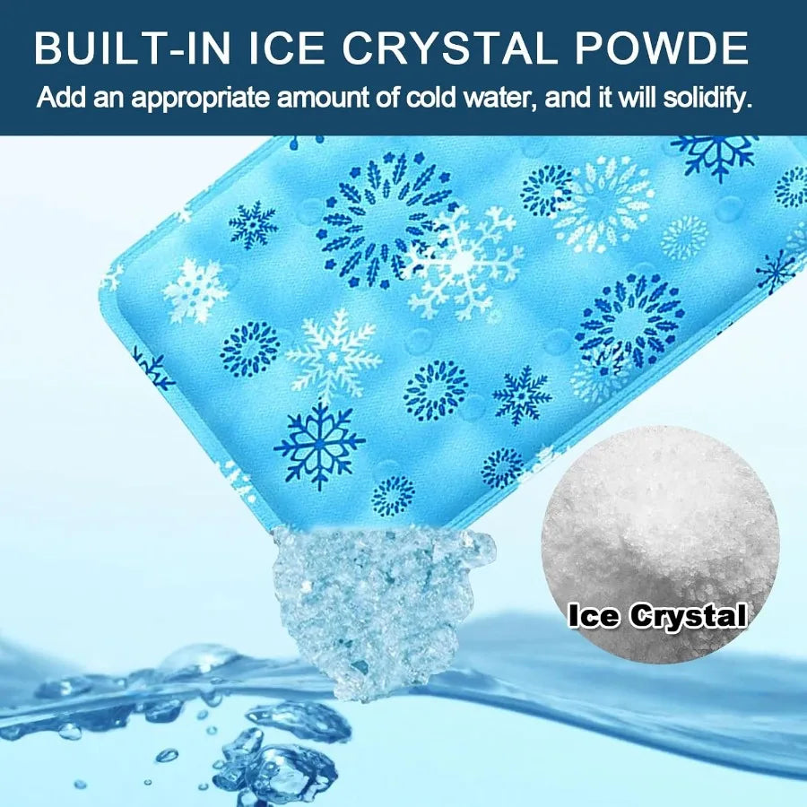 Foldable Gel Cooling Mat For Pets Ice Crystal Powder Indoor