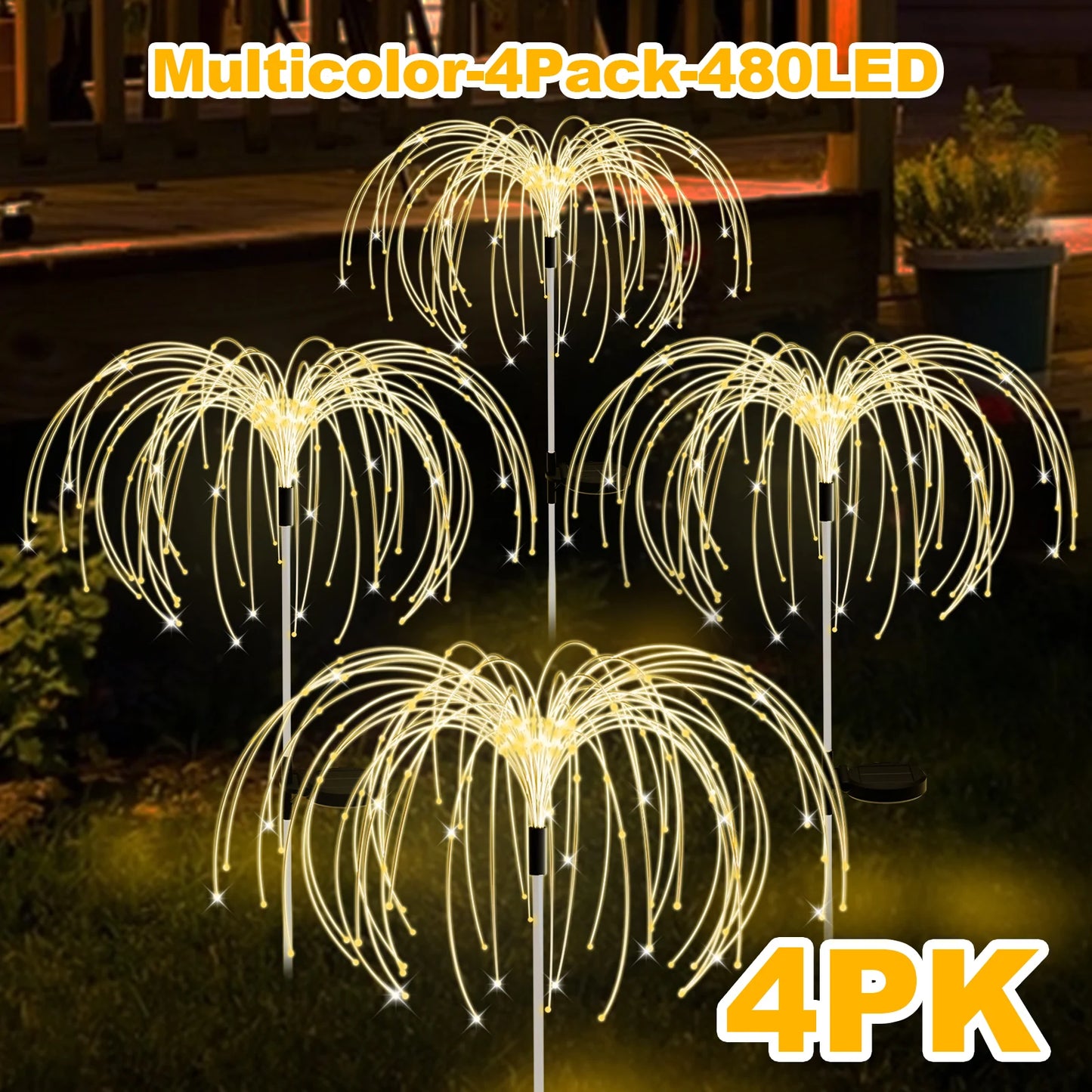 120LED Solar Firework Light For Garden Outdoor Decor