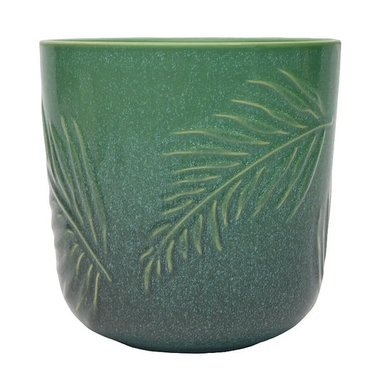 Ceramic Botanical Planter With Green Design For Indoor And Outdoor Use