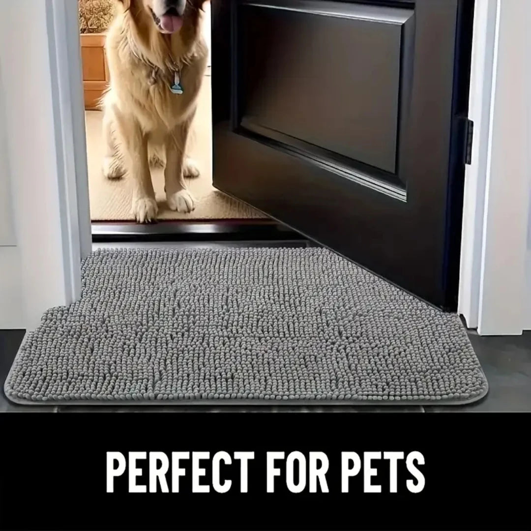 Dog Door Mat Mud Catcher Absorbent Non Slip Indoor Rug