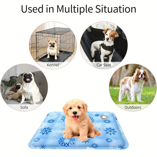 Pet Summer Self-Cooling Pad For Dogs And Cats, Easy Clean Sleeping Bed