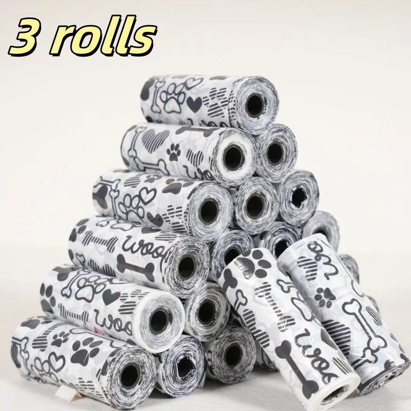 Leak-Proof Dog Poop Bags 180 Count Thick Polyethylene Suitable For Cats And Dogs