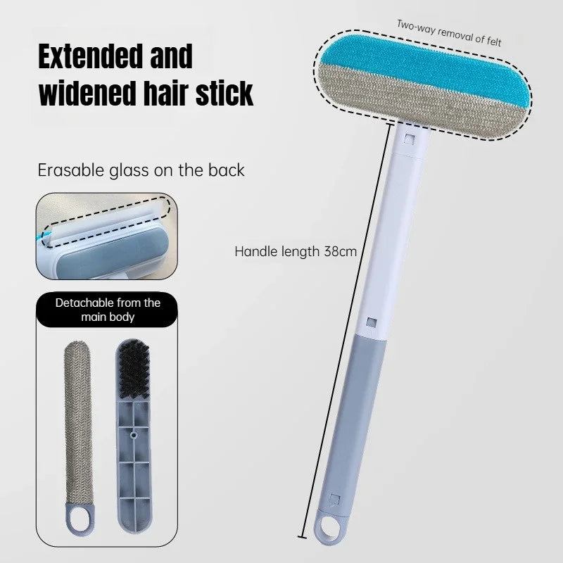 Long Handle Pet Hair Remover Brush For Carpets And Furniture