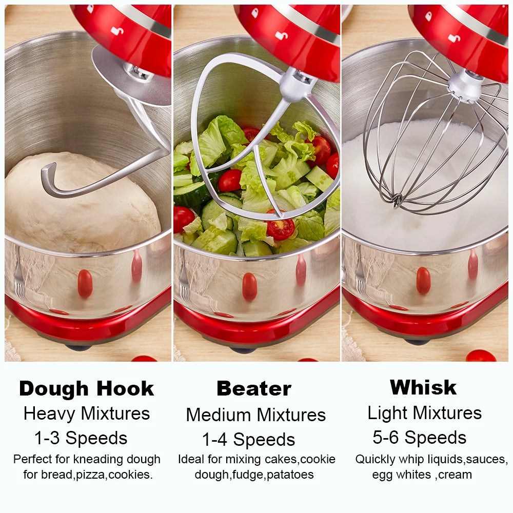 Biolomix Kitchen Stand Mixer And Blender 6 Speed 1200W