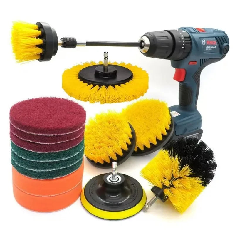 Power Scrubber Drill Brush Kit For Cleaning Tile, Bathroom, Carpet