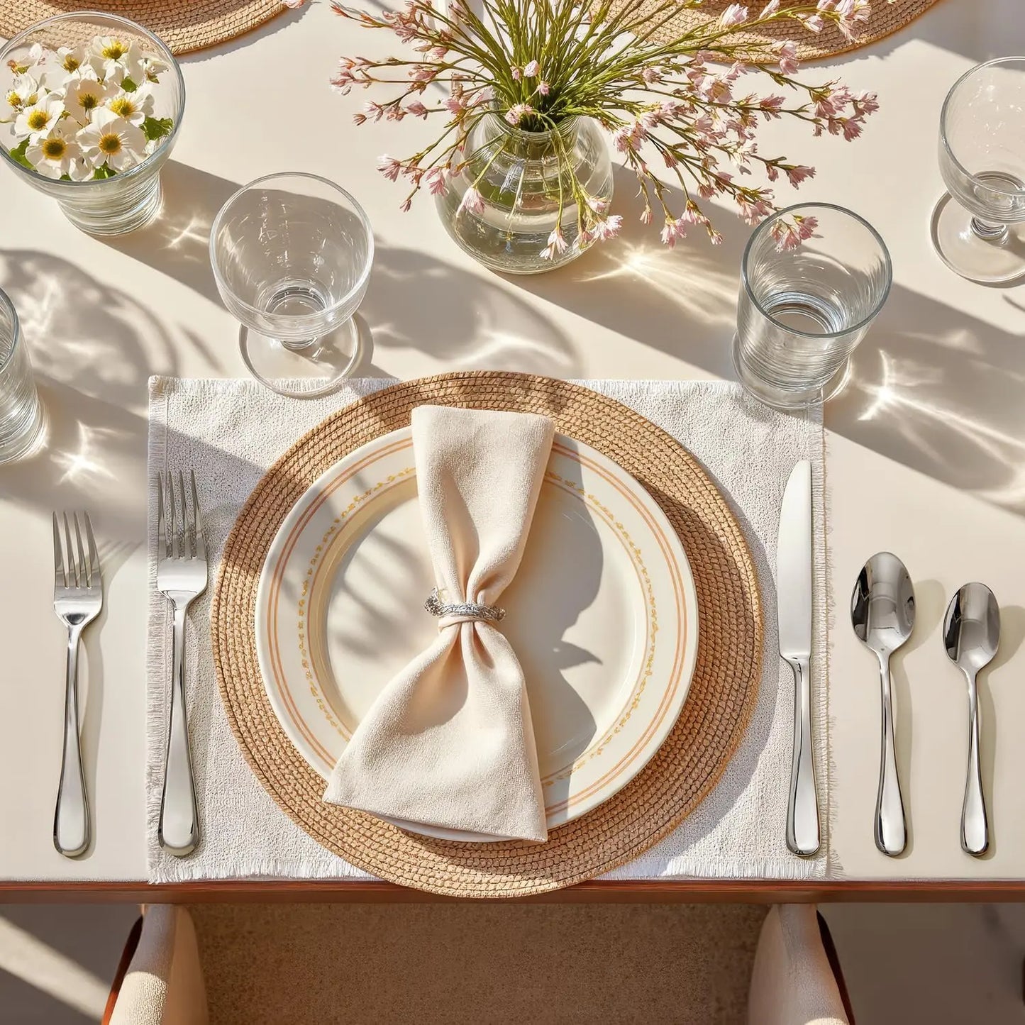 65 Piece Stainless Steel Flatware Set For 12 With Utensils