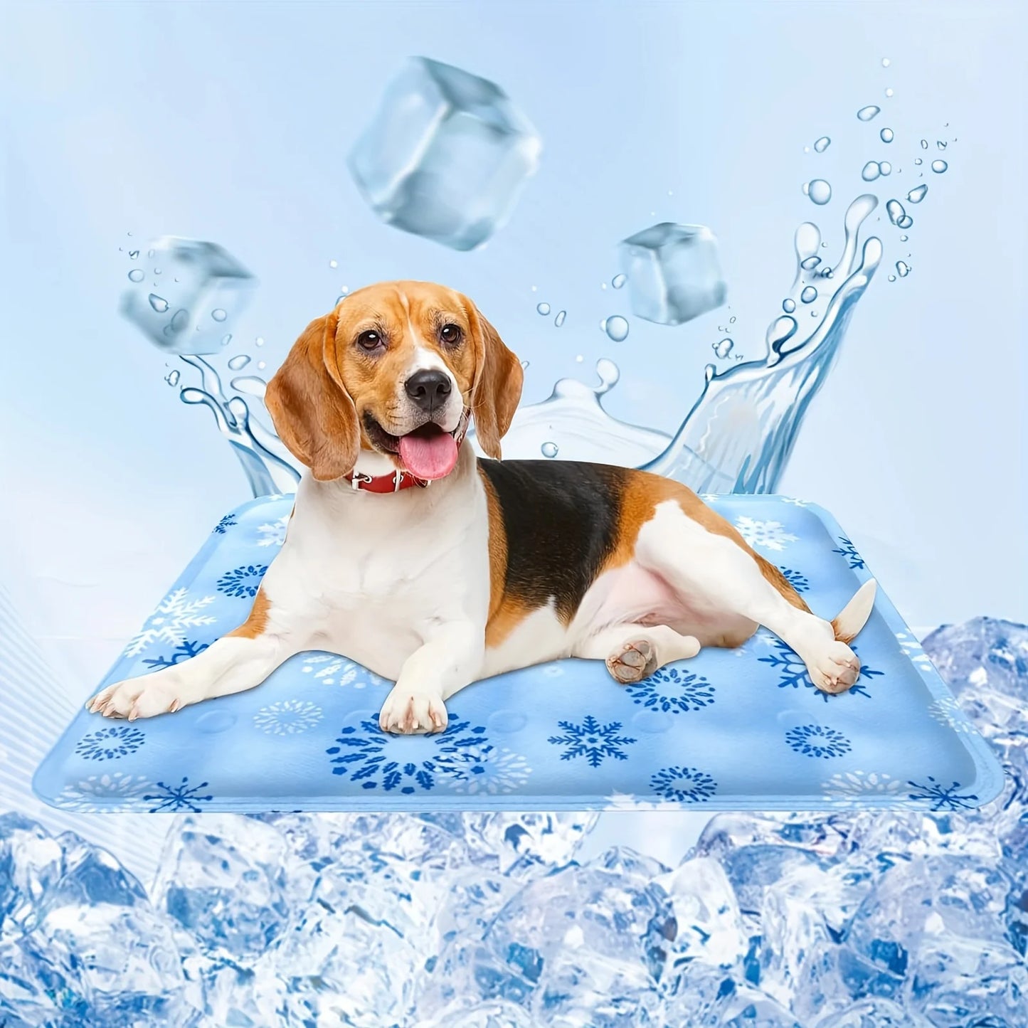 Pet Summer Self-Cooling Pad For Dogs And Cats, Easy Clean Sleeping Bed