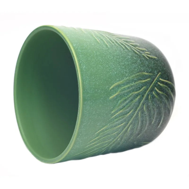 Ceramic Botanical Planter With Green Design For Indoor And Outdoor Use