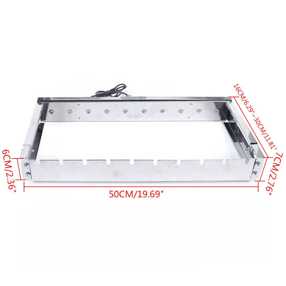 Bymaocar Automatic Kebab Rotating Rotisserie Grill Skewers Set