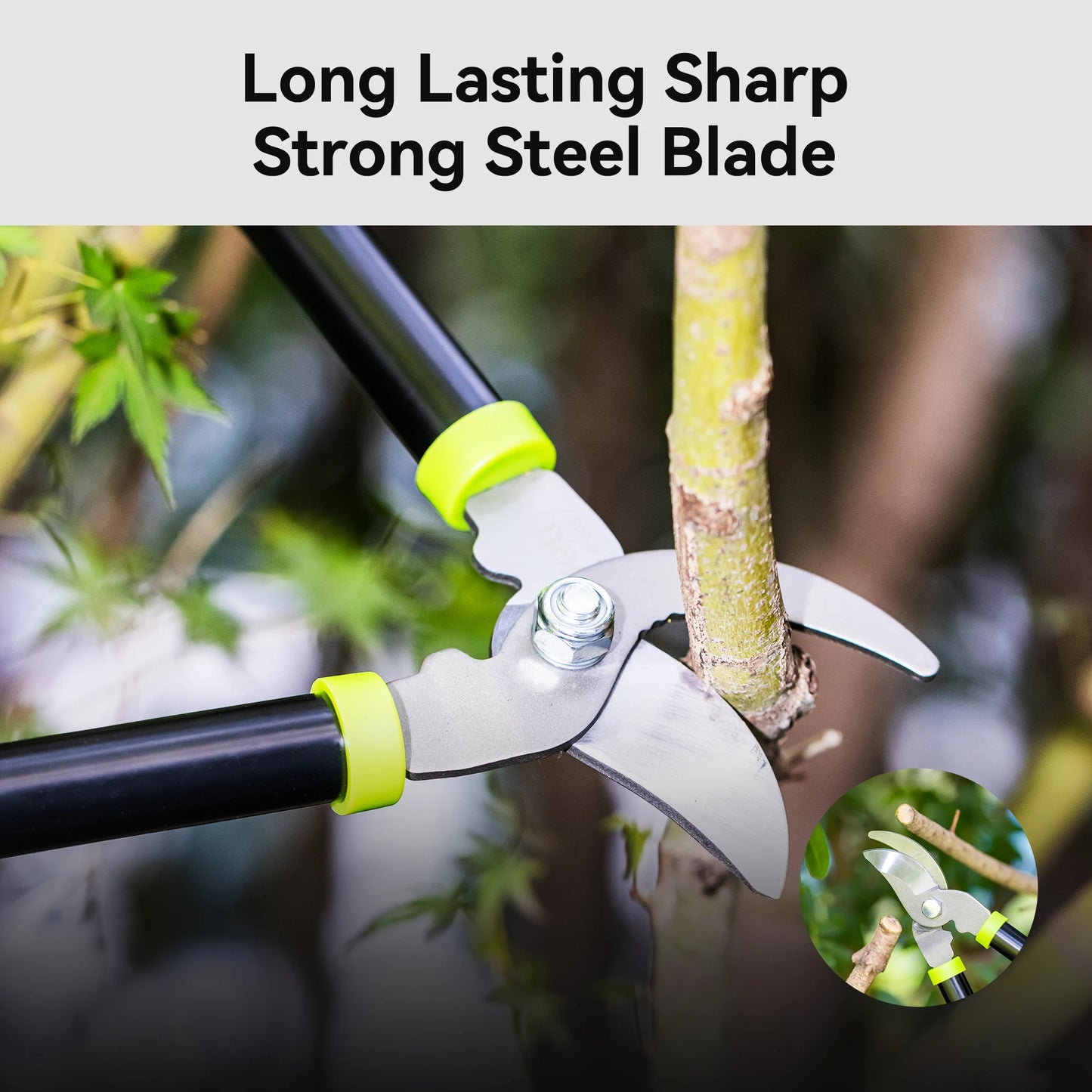 Deli 3 Piece Loppers Set Hedge Clippers Pruners For Trees