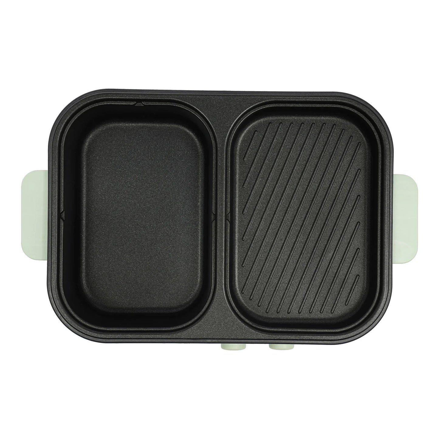 2-In-1 Hot Pot And Grill With Dual Heating Zones For Families