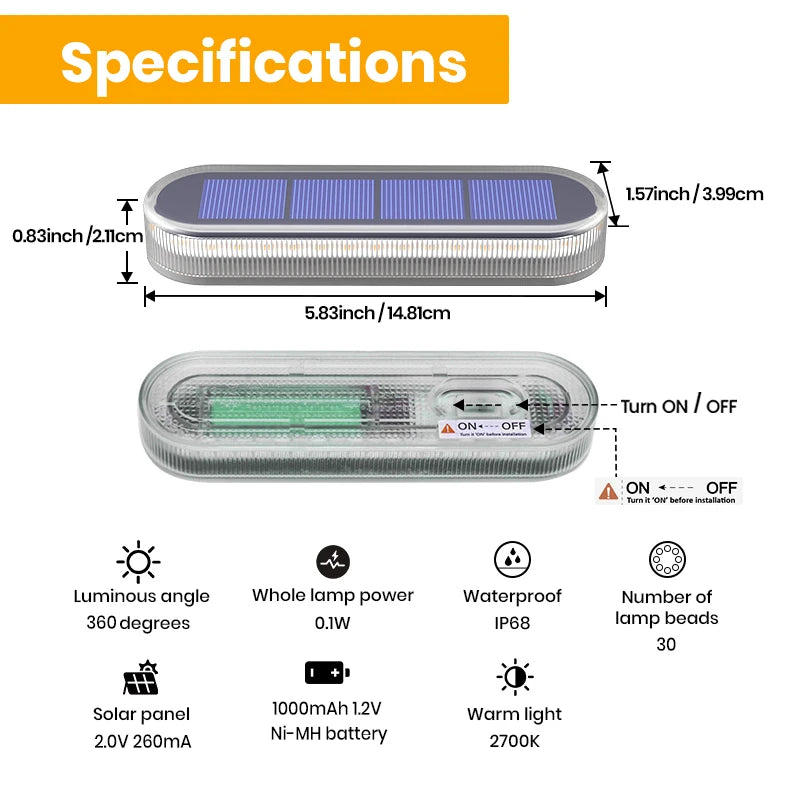 Solar Deck Lights IP68 Waterproof Auto On Off 4 Pack Anti Pressure Garden Path