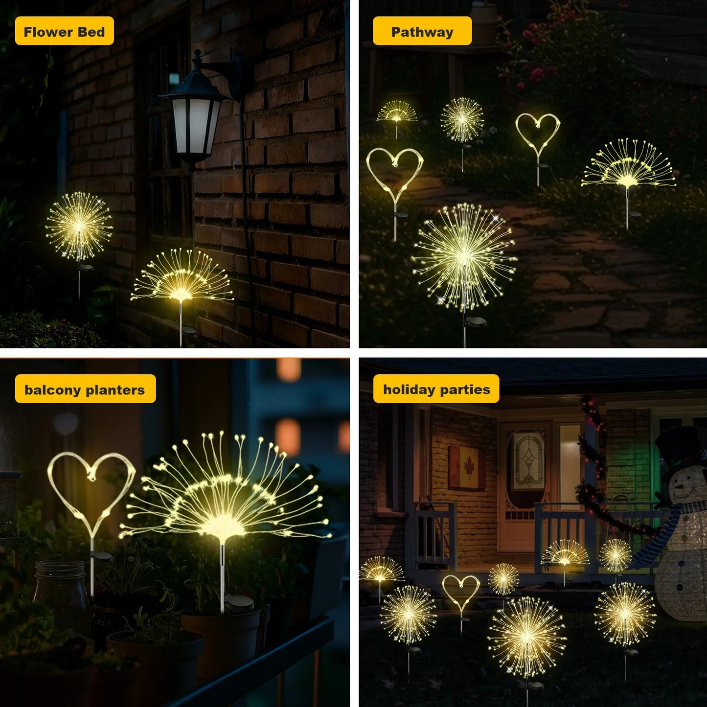 120LED Solar Firework Light For Garden Outdoor Decor