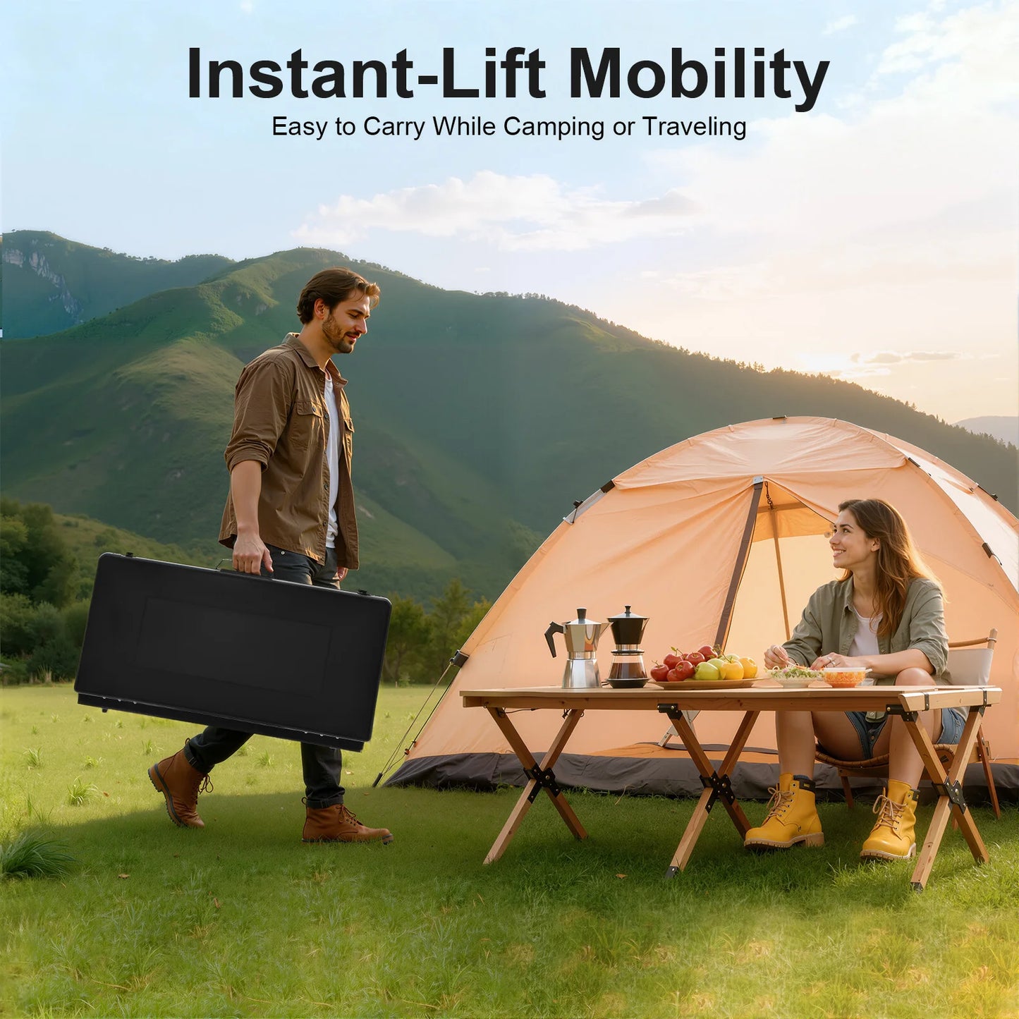 Portable 3-Burner Camping Stove For Propane Or Butane Gas
