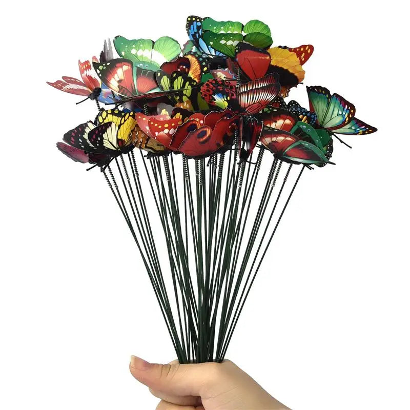 Butterfly Garden Stakes Decor For Outdoor Yard And Planters