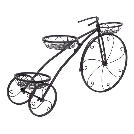 Wisfor 3Tier Bicycle Shaped Metal Plant Stand Flower Pot Holder